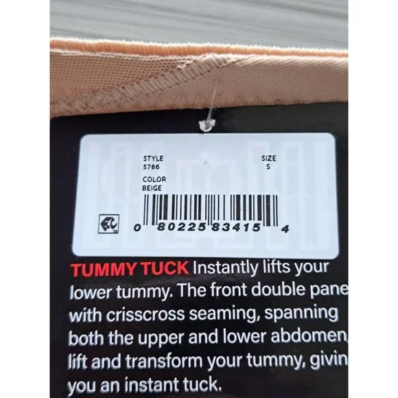 NEW Cupid Tummy Tuck Shaping Boyshort Beige S  Extra Firm Control Women's Shape - Picture 3 of 10